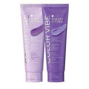 Avon Elastine Color Vibe Salon De Color Purple Shampoo & Conditioner 250ml/8.4fl